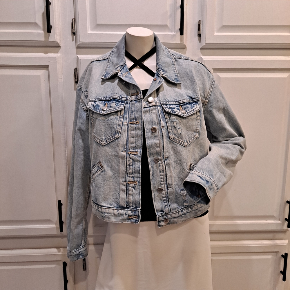 Old Navy Light Blue Jean Jacket